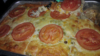 Torta cremosa de frango de liquidificador