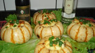 Minimoranga com carne de sol e queijo coalho