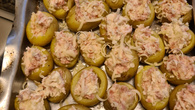 Batatas recheadas (mini batatas)