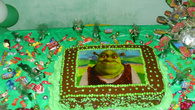 Bolo do Shrek