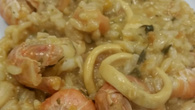 Risoto de lagostim com limão siciliano