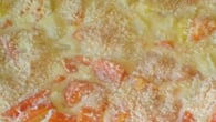 Souflé de batata com cenoura