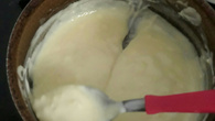 Cobertura de leite em pó com creme de leite
