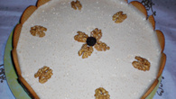 Torta cremosa de nozes