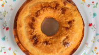 Bolo de milho com leite condensado