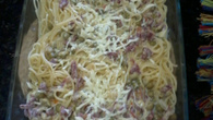 Macarrão com carne seca