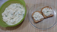 Patê de ricota e iogurte