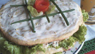 Sanduíche de panqueca fria