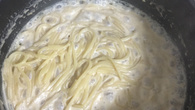 Macarrão com leite