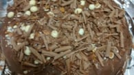 Bolo bombom de côco e chocolate