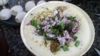 Bacalhoada com gemada