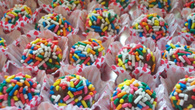 Brigadeiro colorido