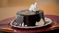 Bolo de chocolate com creme