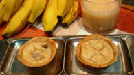 Mini quiche de banana