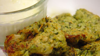 Bolinho de abobrinha com ricota