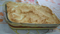 Sobremesa de banana nevada