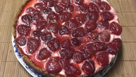 Torta cheesecake de morango