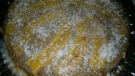 Bolo de banana com coco