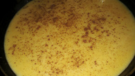 Curau de milho enlatado de liquidificador