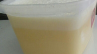 Sorvete de maracujá com gelatina
