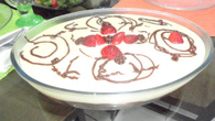 Torta de trufas preta e branca