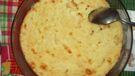 Souflé de batata e queijo
