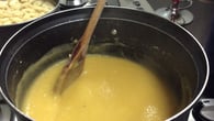 Sopa de fubá prática