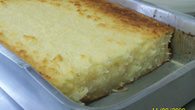 Bolo cremoso de aipim