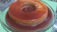 Pudim de queijo minas