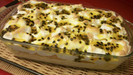 Pavê mousse de maracujá