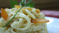 Pasta com la bottarga - Massa com ovas de tainha