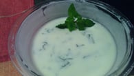 Molho delicioso de iogurte