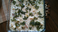 Filés de peixe ao creme