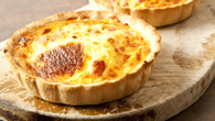 Quiche de presunto e queijo do Glauco