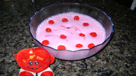 Flan de cereja