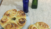 Pão de coco com batata doce