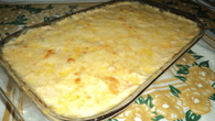 Souflé de legumes com queijo
