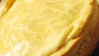 Torta tipo empada de frango com palmito
