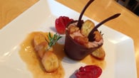 Mousse de banana com chocolate