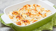 Filé de peixe ao molho branco