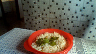Arroz com ervilha