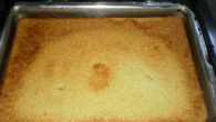 Bolo de leite cremoso