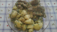 Costela suína com batatas