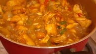 Frango xadrez com amendoim torrado