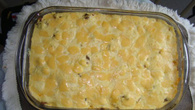 Torta de milho recheada