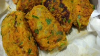 Bolinho de cenoura e carne