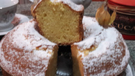 Pão-de-ló de fubá Sanclair