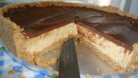 Torta mousse de maracujá com chocolate