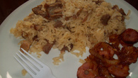 Arroz de churrasco de domingo