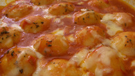 Nhoque recheado com frango e catupiry